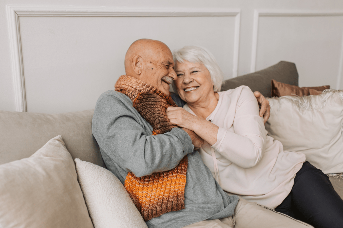 a couple enjoying home care services in Melbourne
